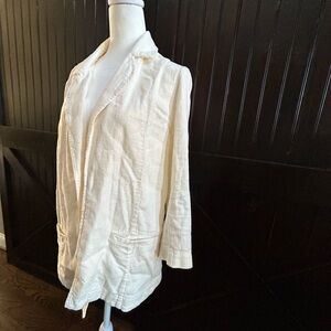 Anthropologie Cream Blazer